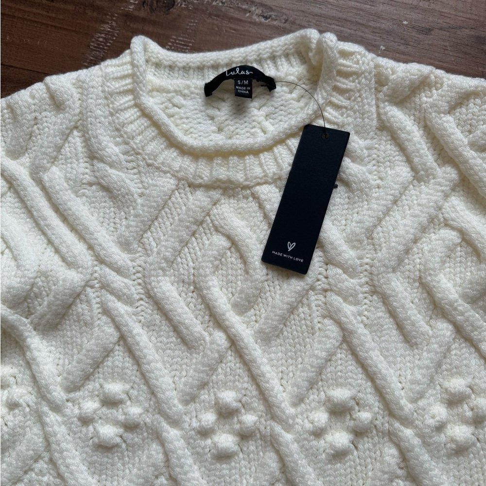 Lulu’s Cream Sweater - Picture 2 of 3